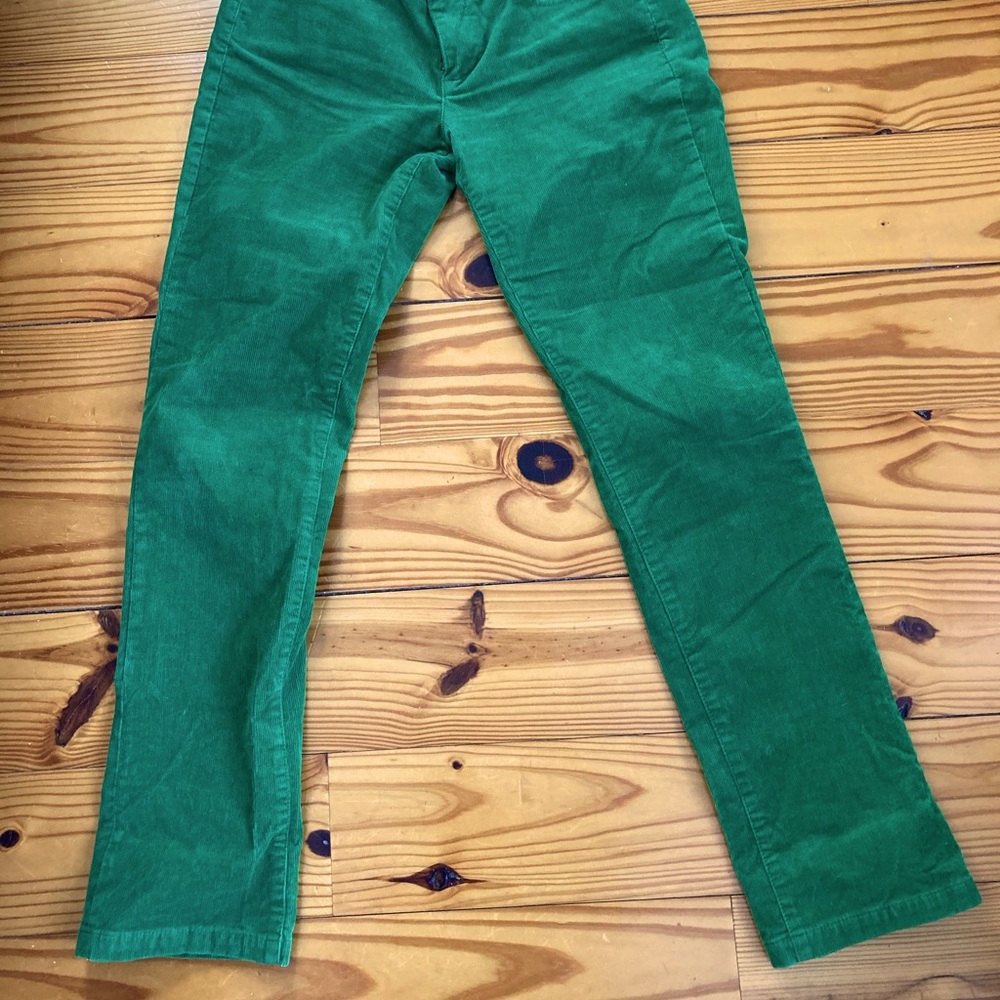JCrew Matchstick Corduroy Kelly Green 28Short